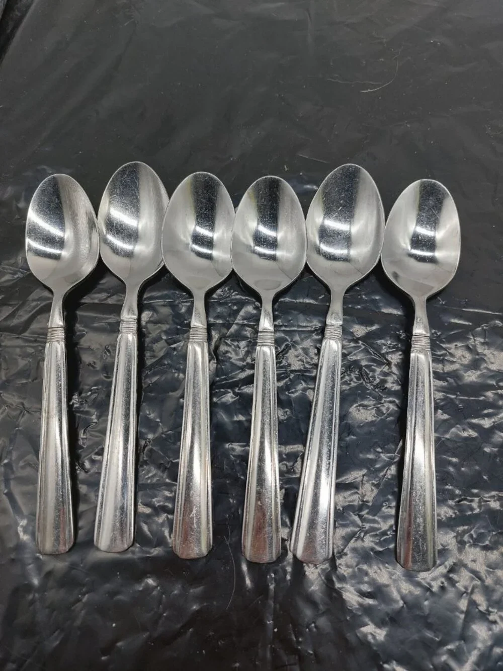 Pfaltzgraff Flatware 6 Soup Spoons 6